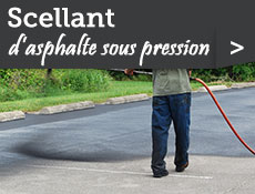 Scellant d'asphalte sous pression