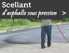 Scellant d'asphalte sous pression